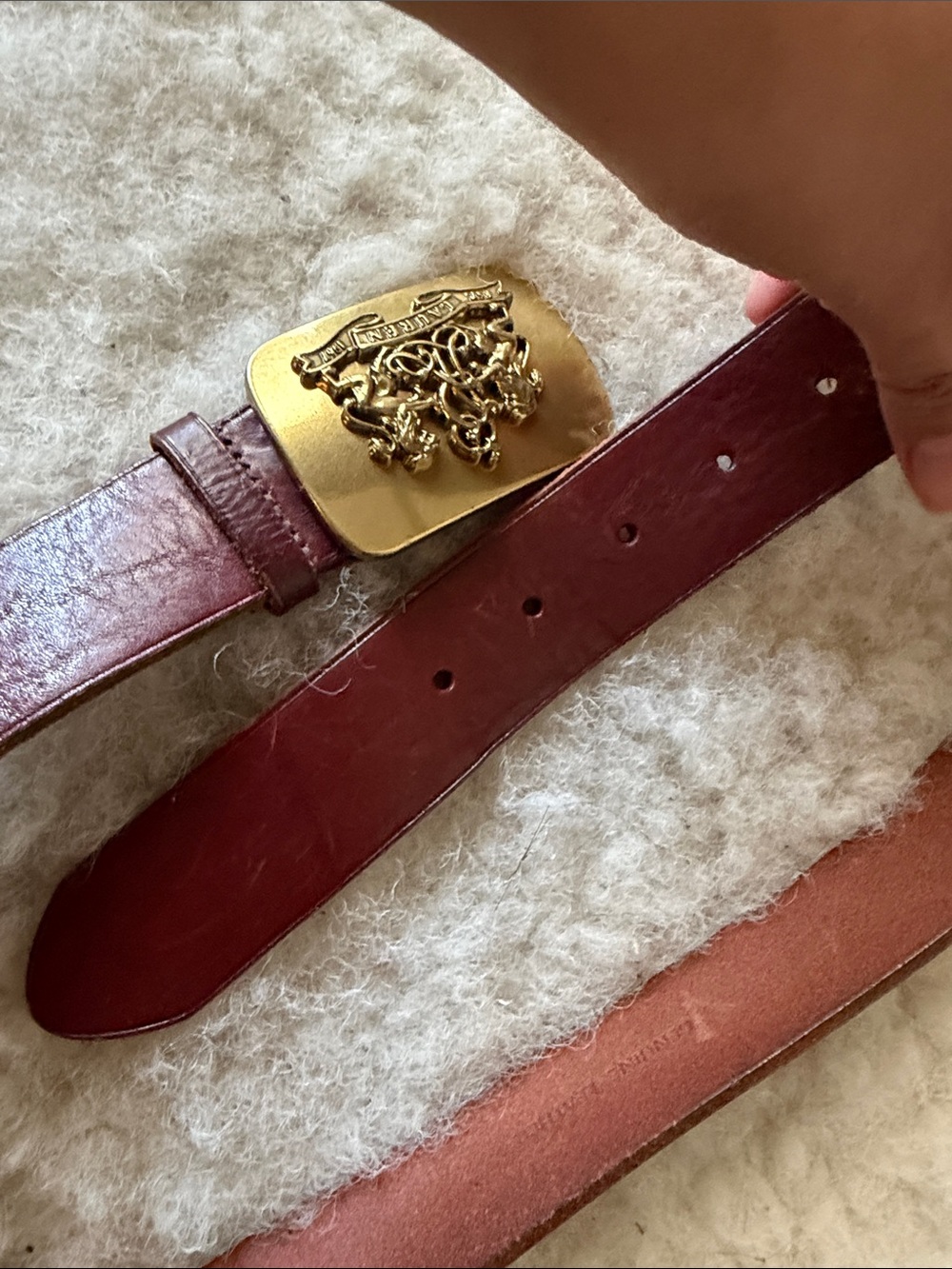 RL buckle belt ✨